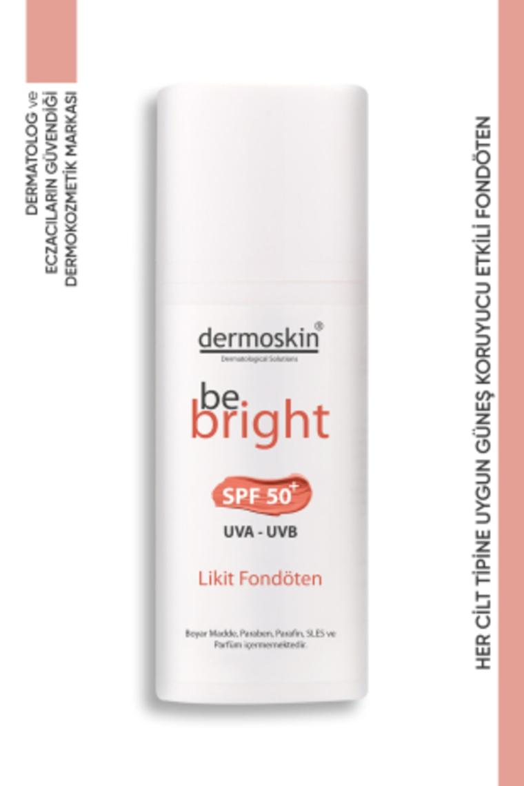 Dermoskin Be Bright Spf 50+ 33 ml Light Likit Fondöten