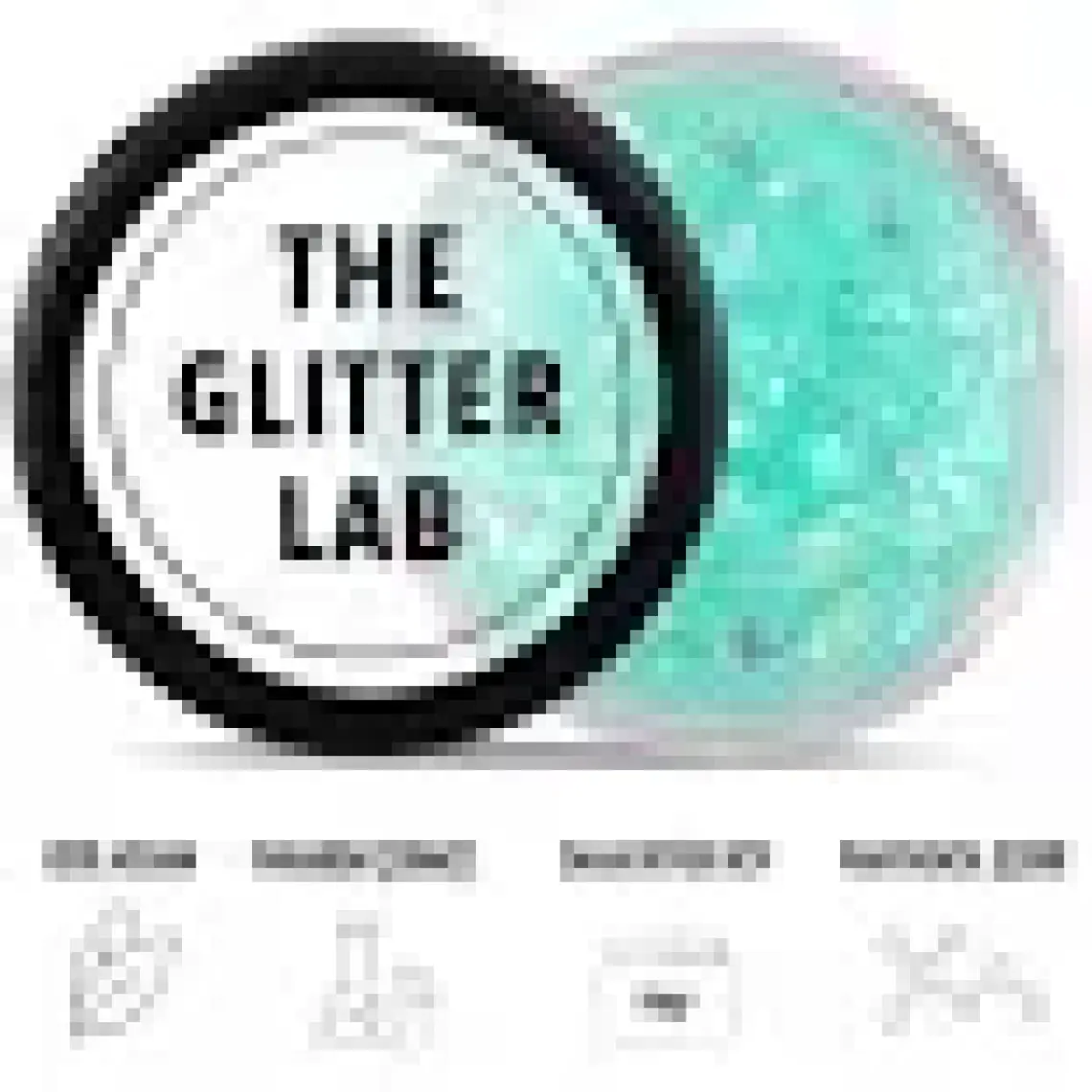 The Glitter Lab - Jel Formlu Parlak Glitter - Rainbow ~10 gr