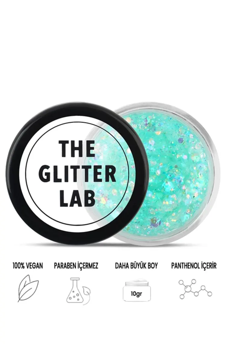 The Glitter Lab - Jel Formlu Parlak Glitter - Rainbow ~10 gr