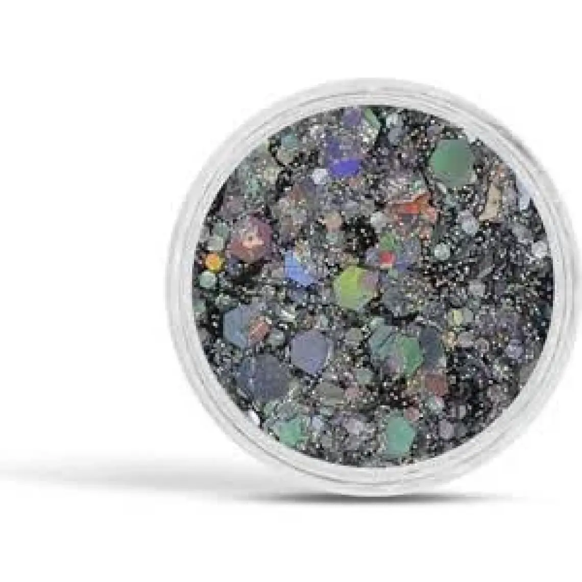 The Glitter Lab - Jel Formlu Parlak Glitter - Cool Silver ~10 gr