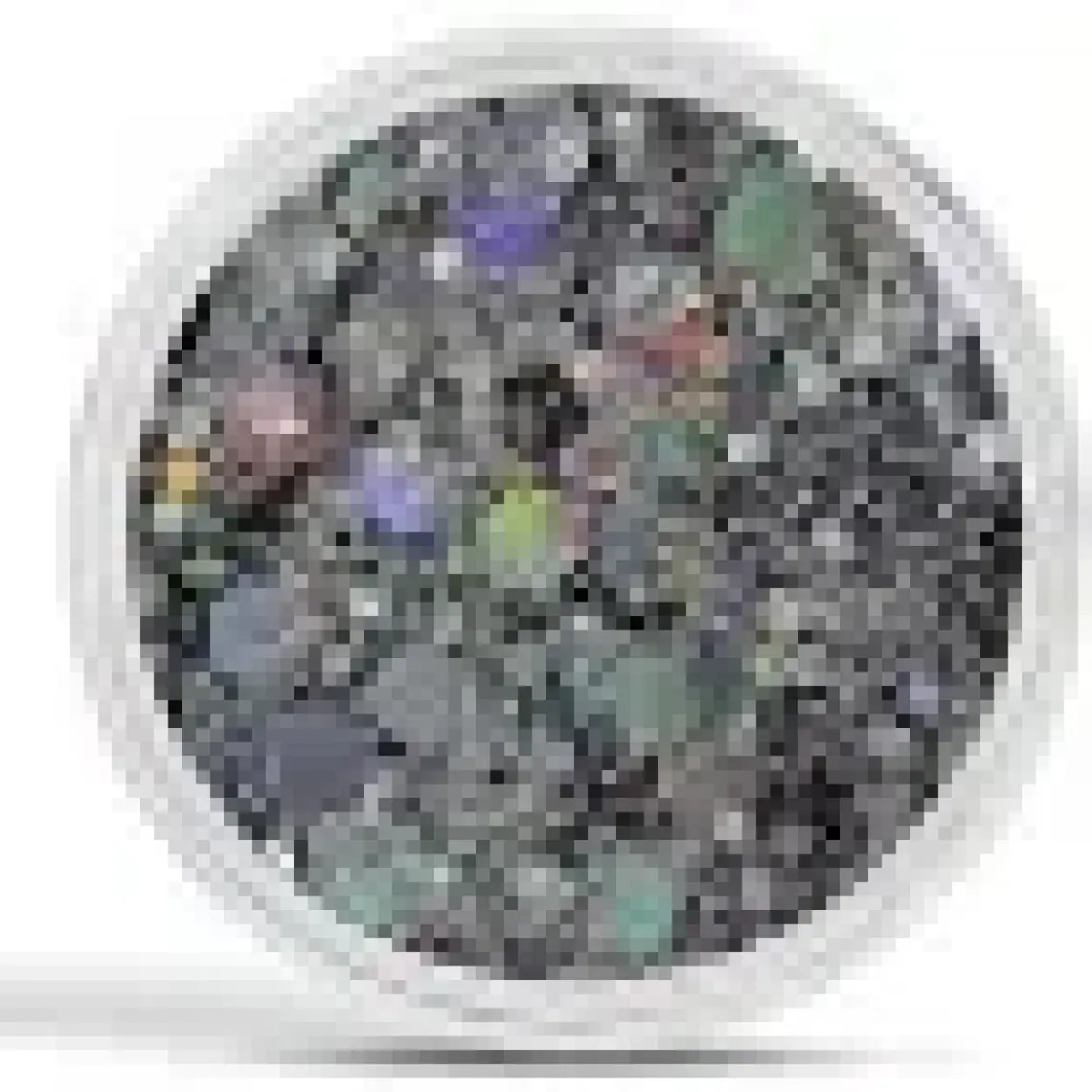 The Glitter Lab - Jel Formlu Parlak Glitter - Cool Silver ~10 gr