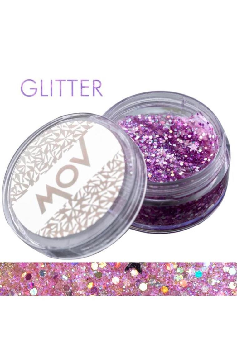 Jel Formlu Parlak Glitter Face Makeup & Body &hair No:2 Lila