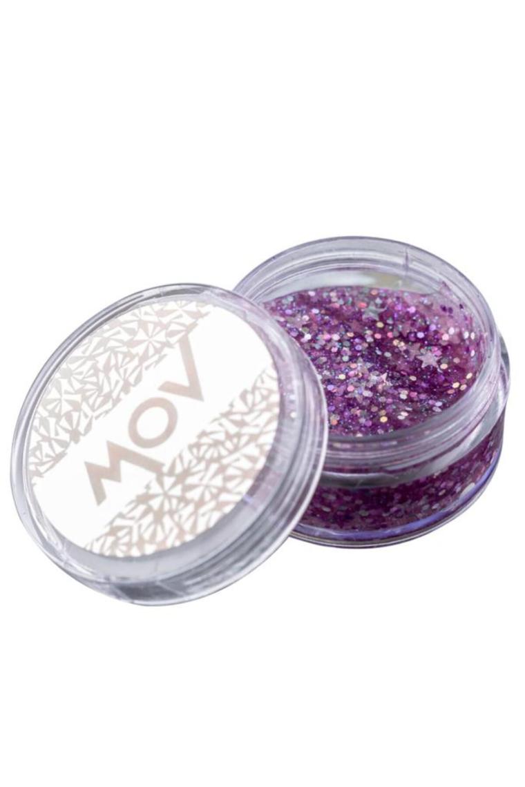 Jel Formlu Parlak Glitter Face Makeup & Body &hair No:2 Lila