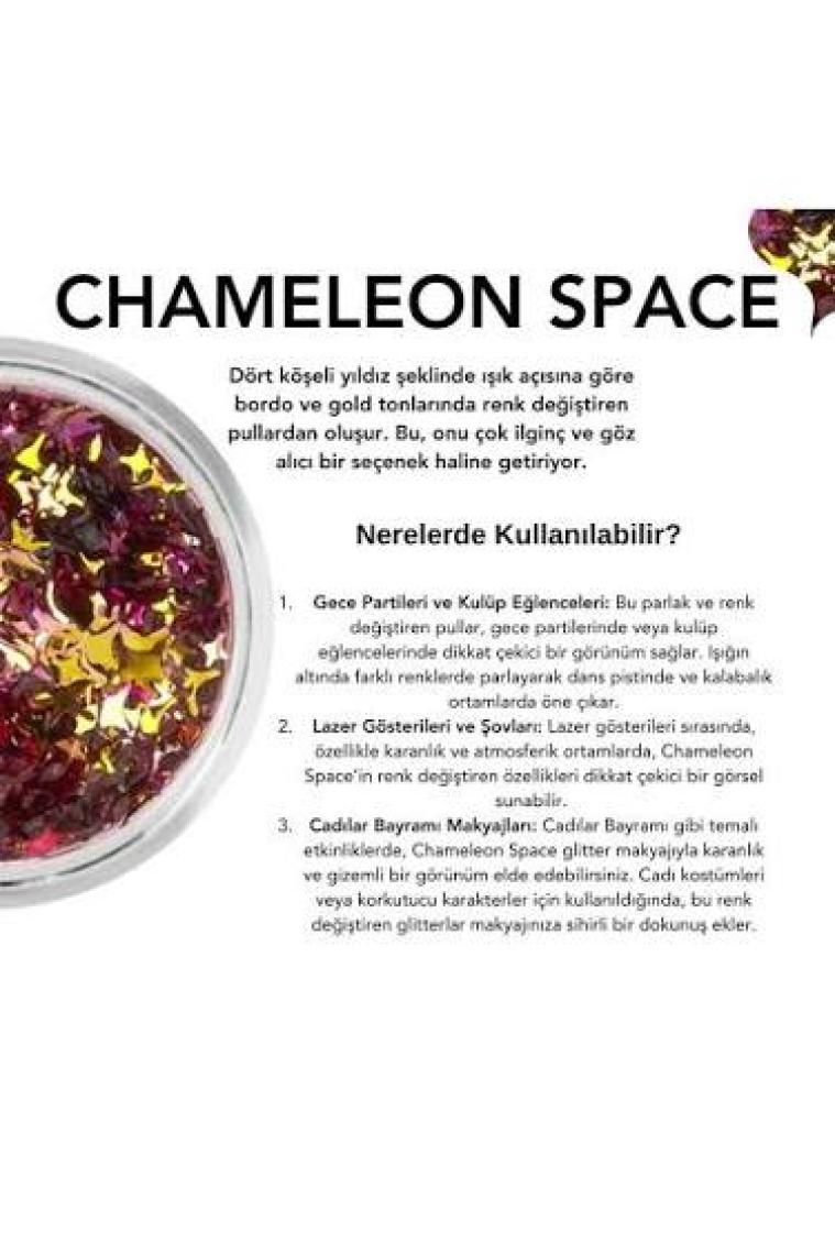 The Glitter Lab - Chameleon Space - Parlak Jel Glitter ~10gr
