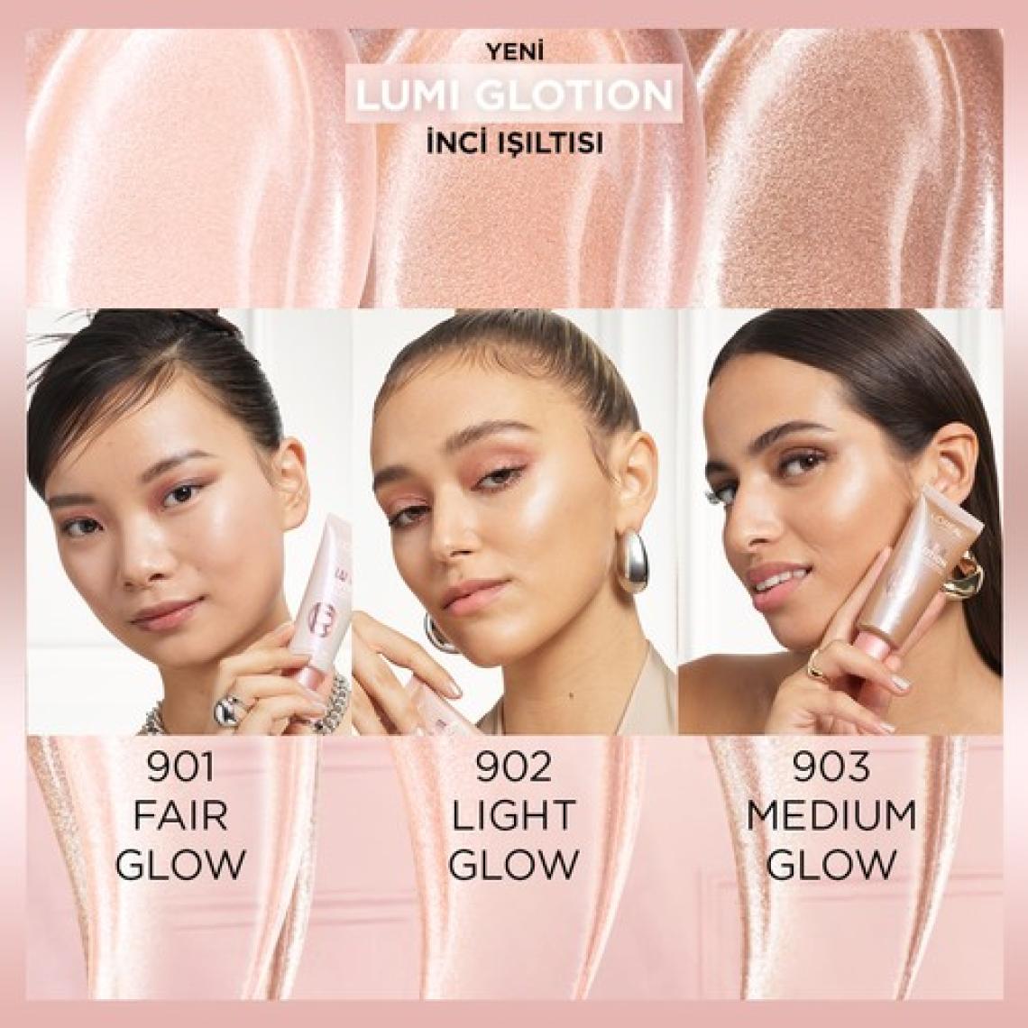 Glotion All-in-one Doğal Işıltı 903 - Medium Glow 40 ml  Highlighter, Likit Aydınlatıcı