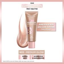 Glotion All-in-one Doğal Işıltı 903 - Medium Glow 40 ml  Highlighter, Likit Aydınlatıcı