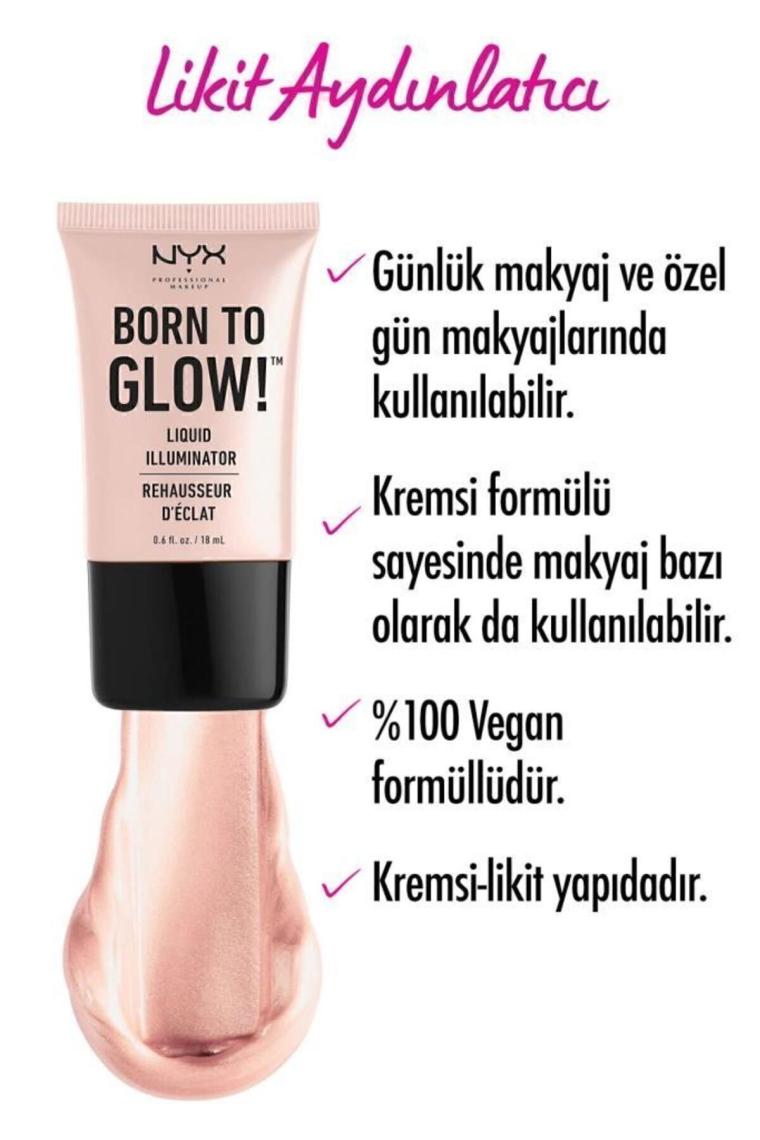 Likit Aydınlatıcı - Born To Glow Liquid Illuminator Sunbeam 18 ml 800897818432