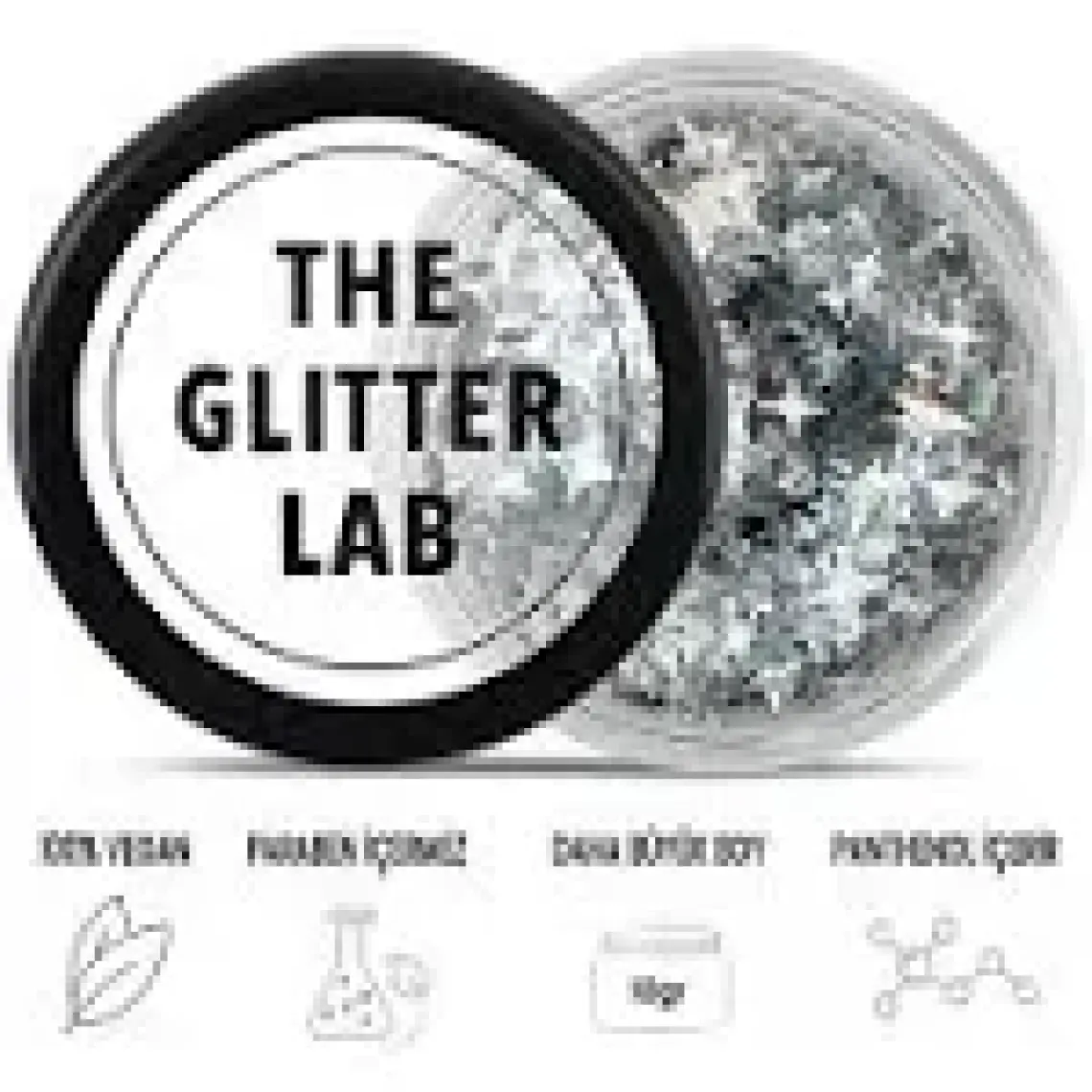 The Glitter Lab - Metallic Space - Jel Formlu Parlak Glitter ~10 gr