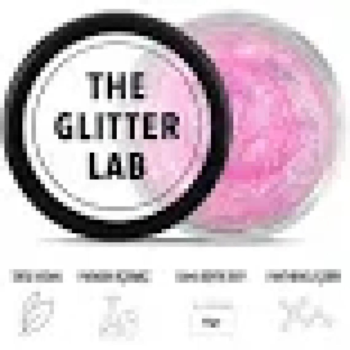 The Glitter Lab - Flamingo Pink- Jel Formlu Parlak Glitter ~10 gr