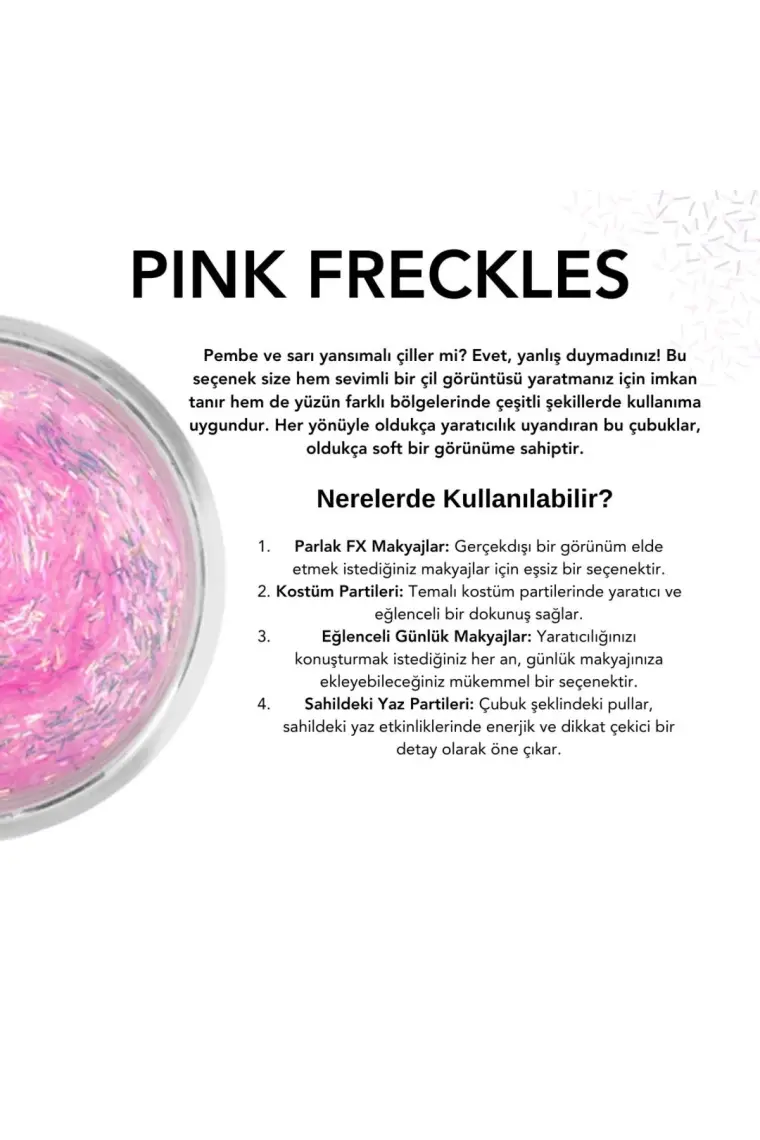 The Glitter Lab - Flamingo Pink- Jel Formlu Parlak Glitter ~10 gr