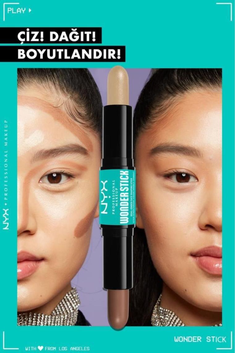 Wonder Stick Çift Taraflı Krem Kontür & Aydınlatıcı Stick - Universal Light