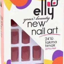 Elly Bordo Takma Tırnak -64