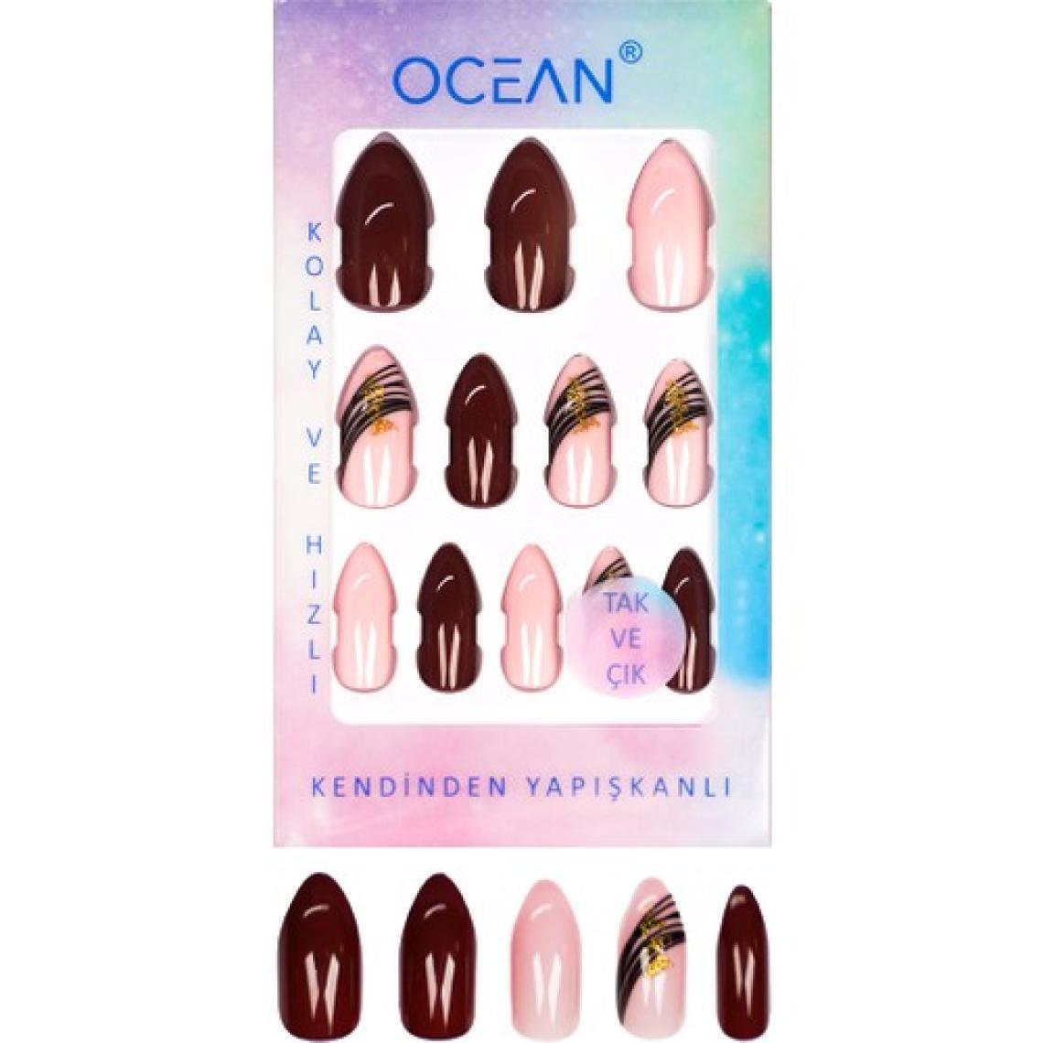 Ocean Tak ve Çık Kendinden Yapışkanlı Takma Tırnak