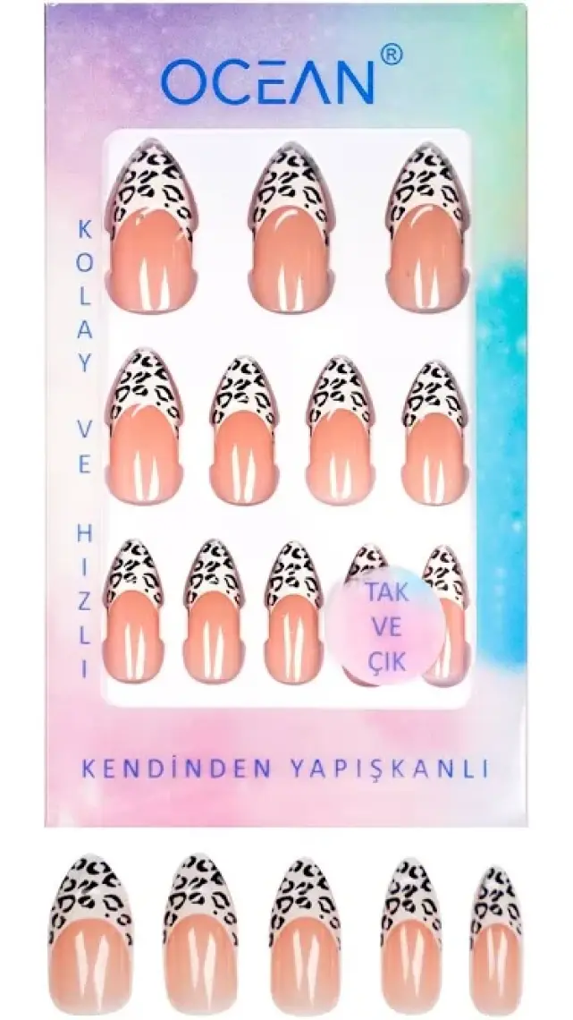Ocean Tak ve Çık Kendinden Yapışkanlı Takma Tırnak