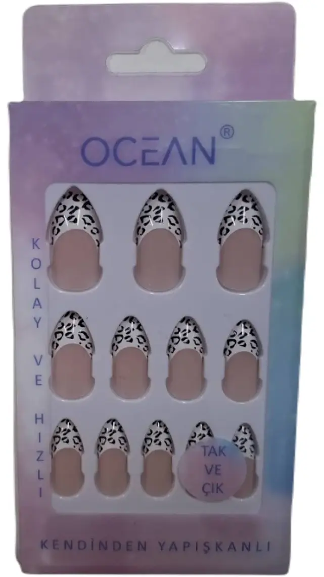 Ocean Tak ve Çık Kendinden Yapışkanlı Takma Tırnak