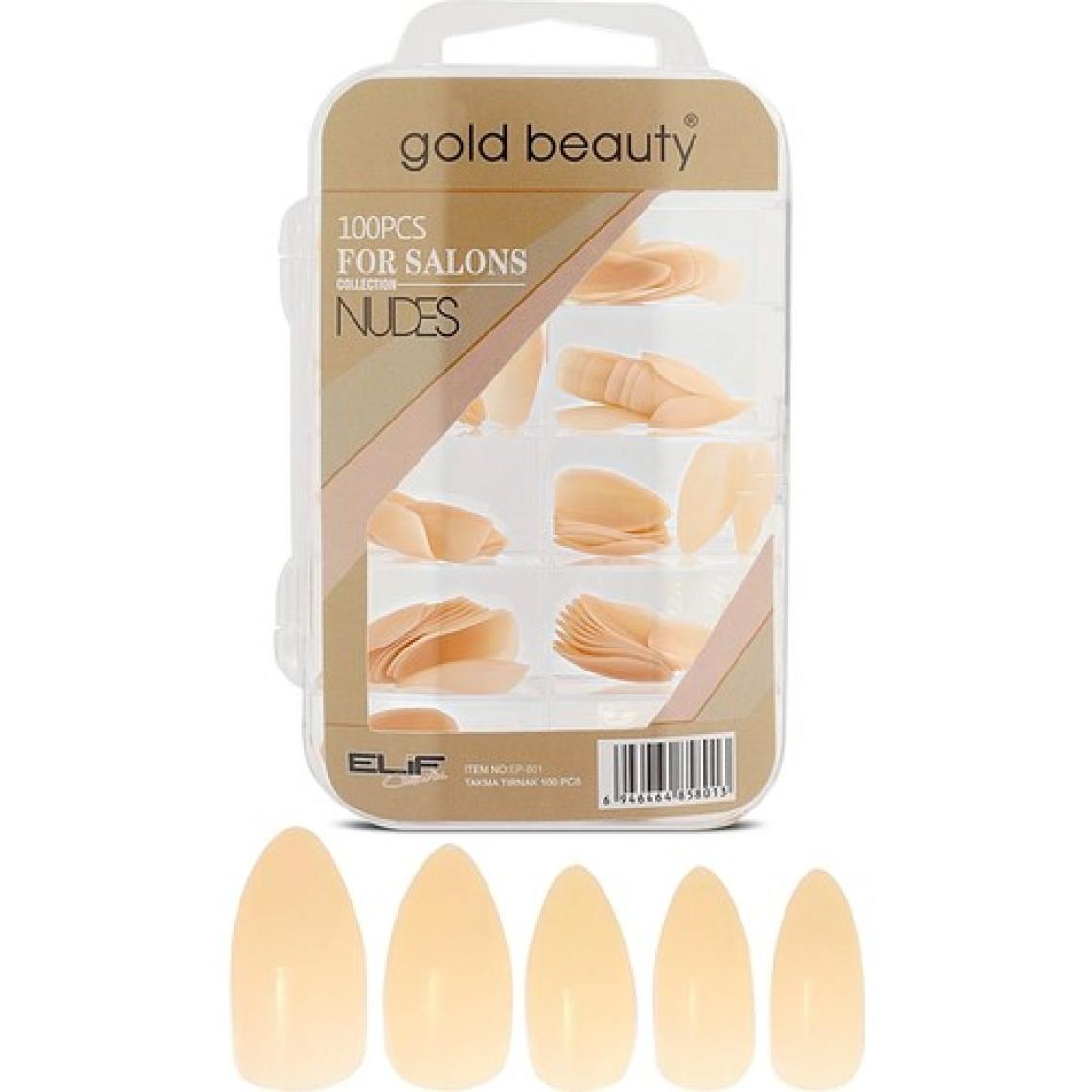 Gold Beauty 100 Lü Takma Tırnak
