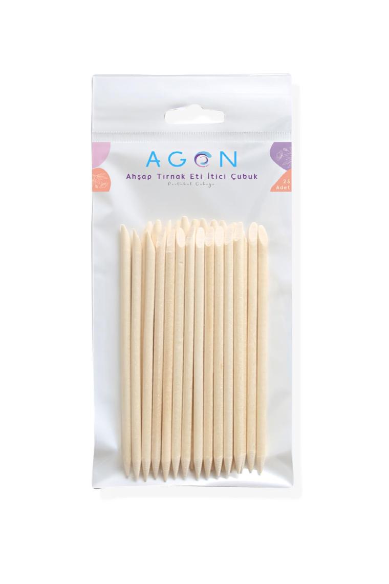 Agon Tırnak Eti Itici Ahşap Portakal Çubuğu (25 Adet)