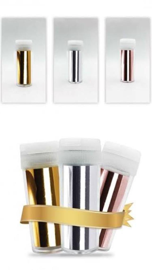 Artikel Gold,gümüş,rose Gold 3'lü Set,transfer Tırnak Dövmesi ART-578