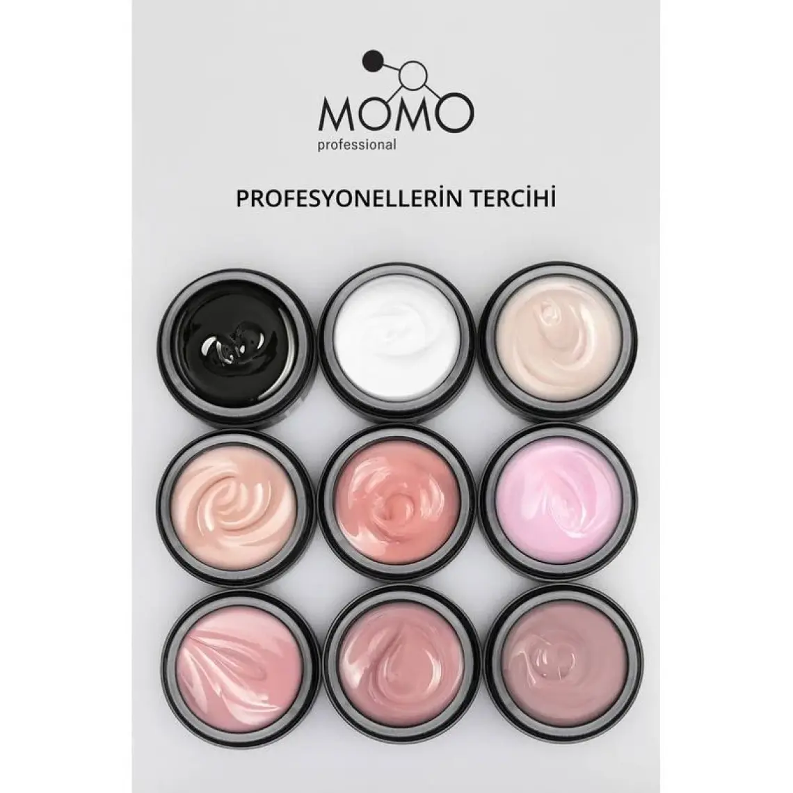 Momo Professional Premium Builder Protez Tırnak Jeli No.8, Gül Kurusu, 35 gr