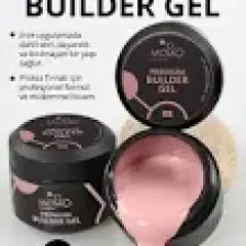 Momo Professional Premium Builder Protez Tırnak Jeli No.8, Gül Kurusu, 35 gr