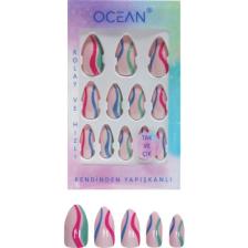 Ocean Takma Tırnak Tak ve Çık Kendinden Yapışkanlı - 735