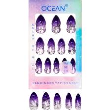 Ocean Tak ve Çık Kendinden Yapışkanlı Takma Tırnak