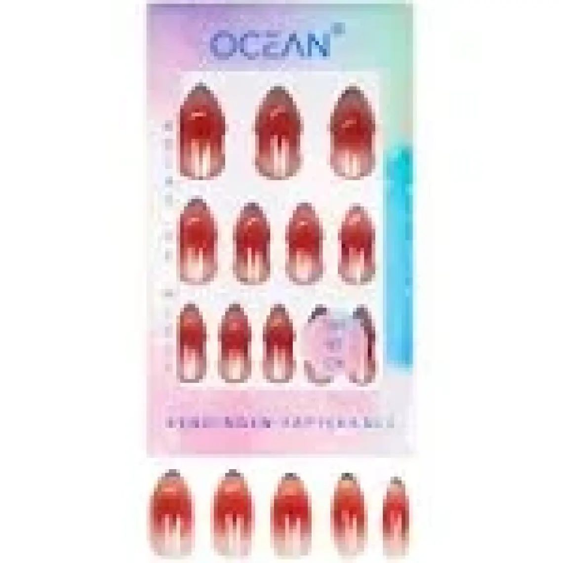 Ocean Tak ve Çık Kendinden Yapışkanlı Takma Tırnak