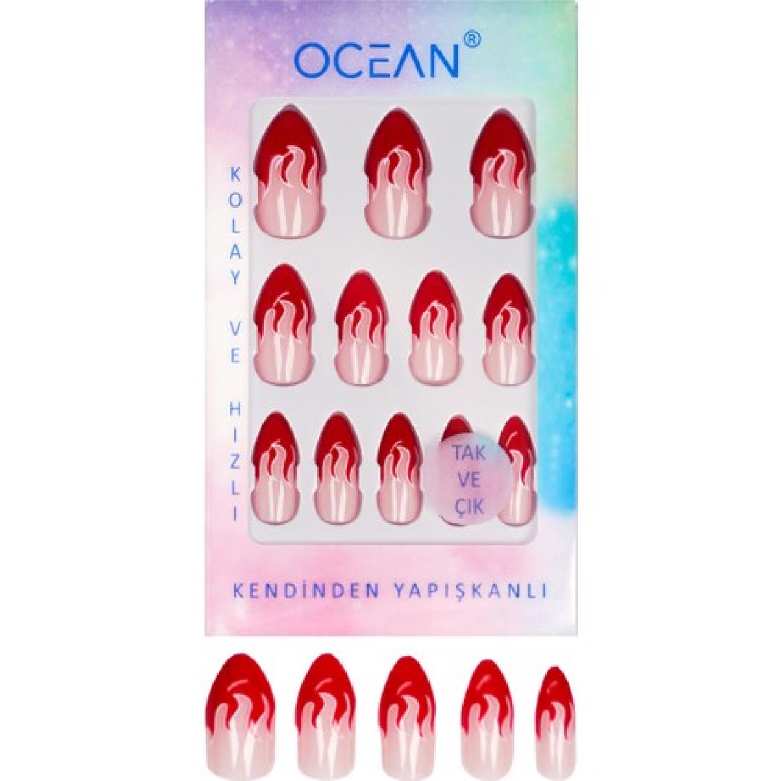 Ocean Tak ve Çık Kendinden Yapışkanlı Takma Tırnak