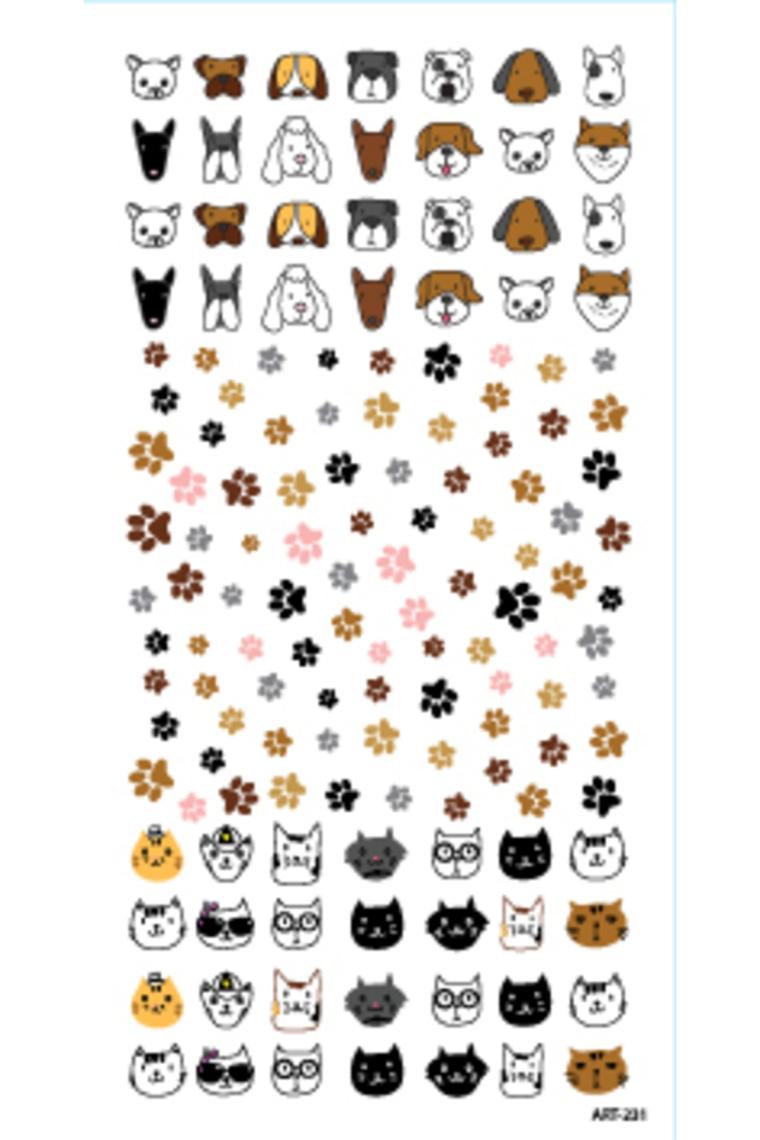Patiler Tırnak Dövmesi Tırnak Tattoo Nail Art Tırnak Sticker