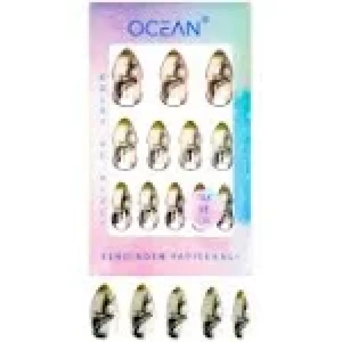 Ocean Tak ve Çık Kendinden Yapışkanlı Takma Tırnak