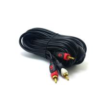 Swat 2Rca 3,5Mm 10 Metre Stereo Kablo Gold