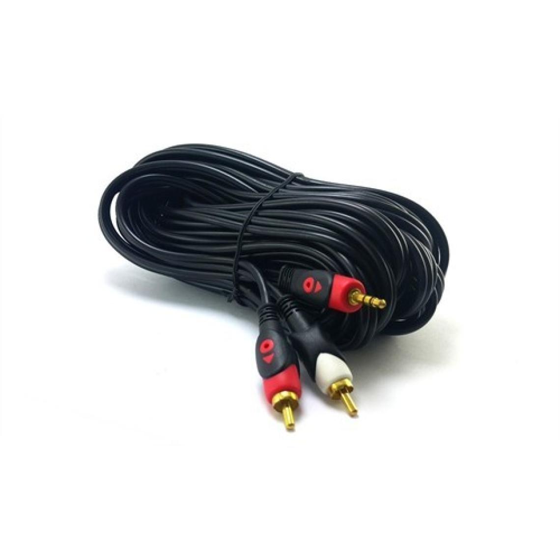 Swat 2Rca 3,5Mm 10 Metre Stereo Kablo Gold