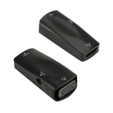 Hdmi To Vga Çevirici Dişi Dişi Dönüştürücü Adaptör Ses Çıkışlı Pc Notebook Projeksiyon Receiver