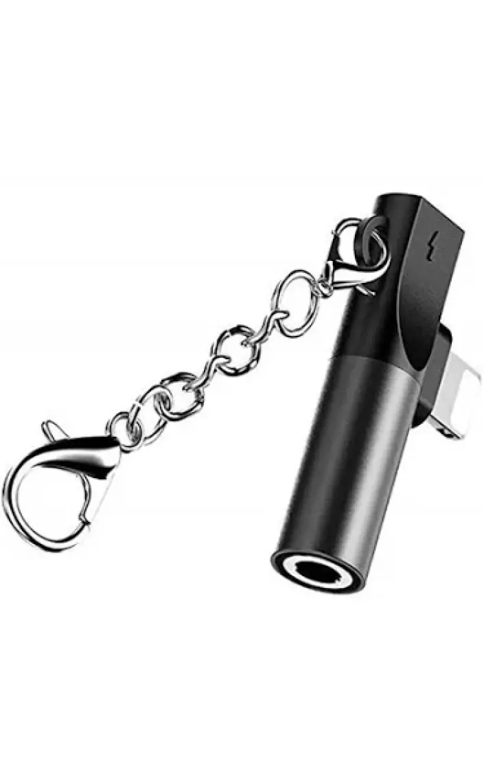 / Codegen Apple iPhone Lightning + 3.5mm Stereo Dönüştürücü Çoklayıcı Siyah Adaptör CDG-CNV48