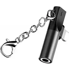 / Codegen Apple iPhone Lightning + 3.5mm Stereo Dönüştürücü Çoklayıcı Siyah Adaptör CDG-CNV48