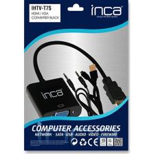 Inca Ihtv-7ts HDMI To VGA Çevirici + Ses Kablosu