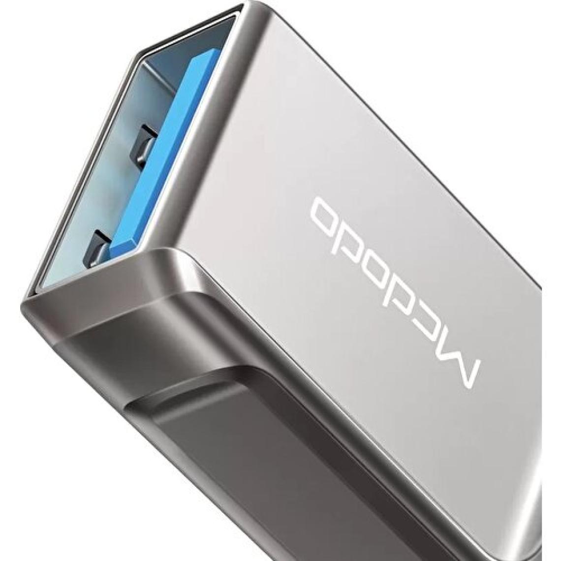 Mcdodo Ot-8600 Usb'Den Lightning'E Dönüştürücü Soket-Gri