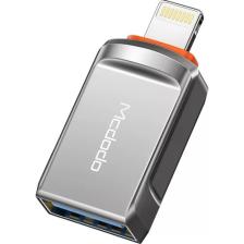 Mcdodo Ot-8600 Usb'Den Lightning'E Dönüştürücü Soket-Gri