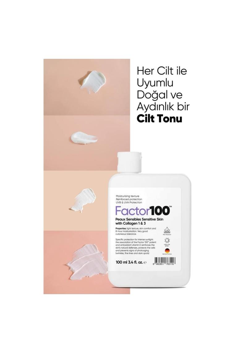 Güneş Kremi Spf50+ 100 ml ve Factor Kids Güneş Kremi Spf50+ 100 Ml