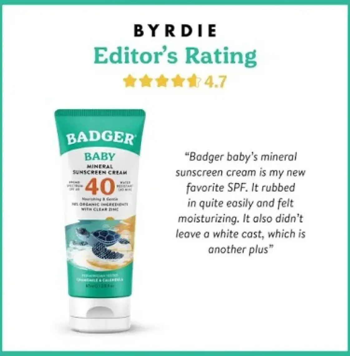 Badger  Bebek Güneş Kremi, Pişik Kremi ve Sirenol  Bebek Saç Vücut Şampuanı Set