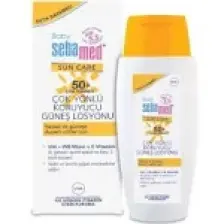 Baby UVA - UVB Filtresi ve E Vitamini Etkili Çok Yönlü Koruyucu Çocuk Güneş Losyonu 50 SPF 150 ml