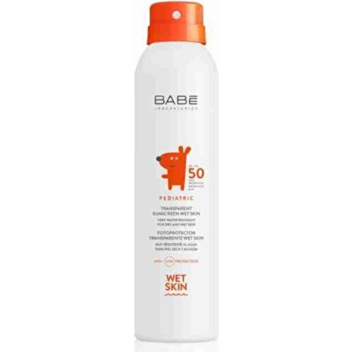 Babe Pediatric Transparent Sunscreen Wet Skin Spf 50 Bebek ve Çocuk İçin Güneş Spreyi 200 ml