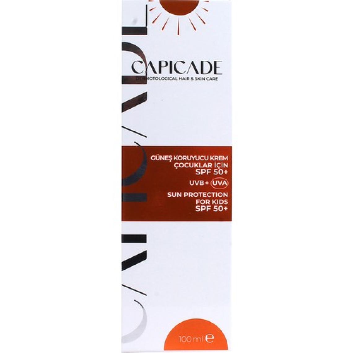 Capicade SPF50+ Güneş Koruyucu Losyun 100ml - Çocuklar İçin
