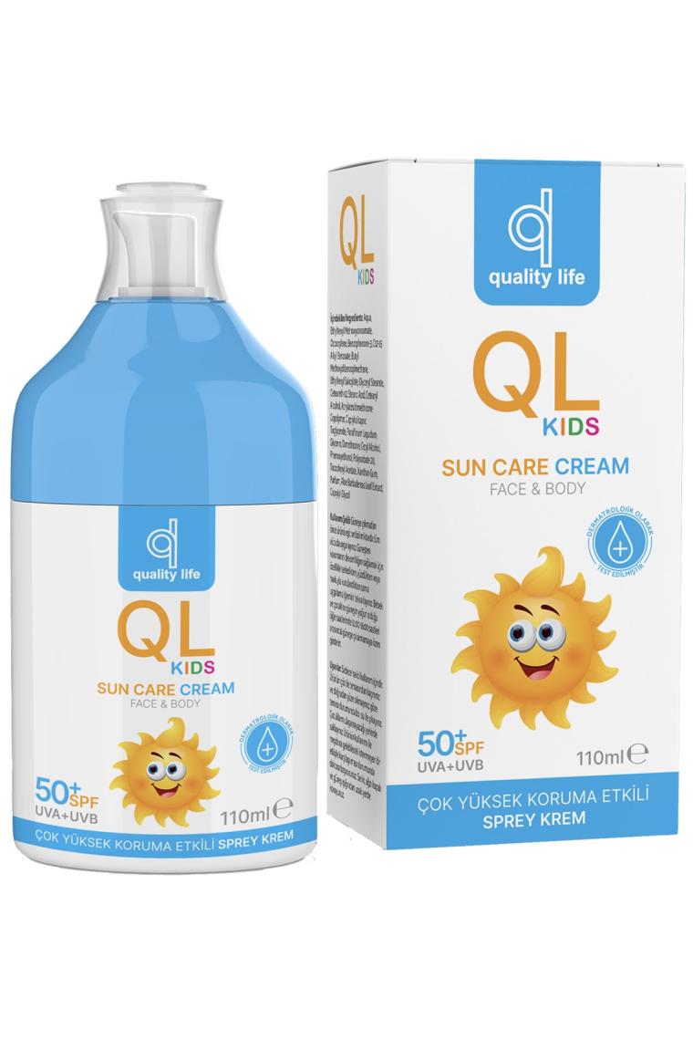 Ql Bebek Güneş Kremi 50+ Spf 110 Ml Çok Yüksek Koruma Çocuk Güneş Kremi
