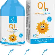 Ql Bebek Güneş Kremi 50+ Spf 110 Ml Çok Yüksek Koruma Çocuk Güneş Kremi