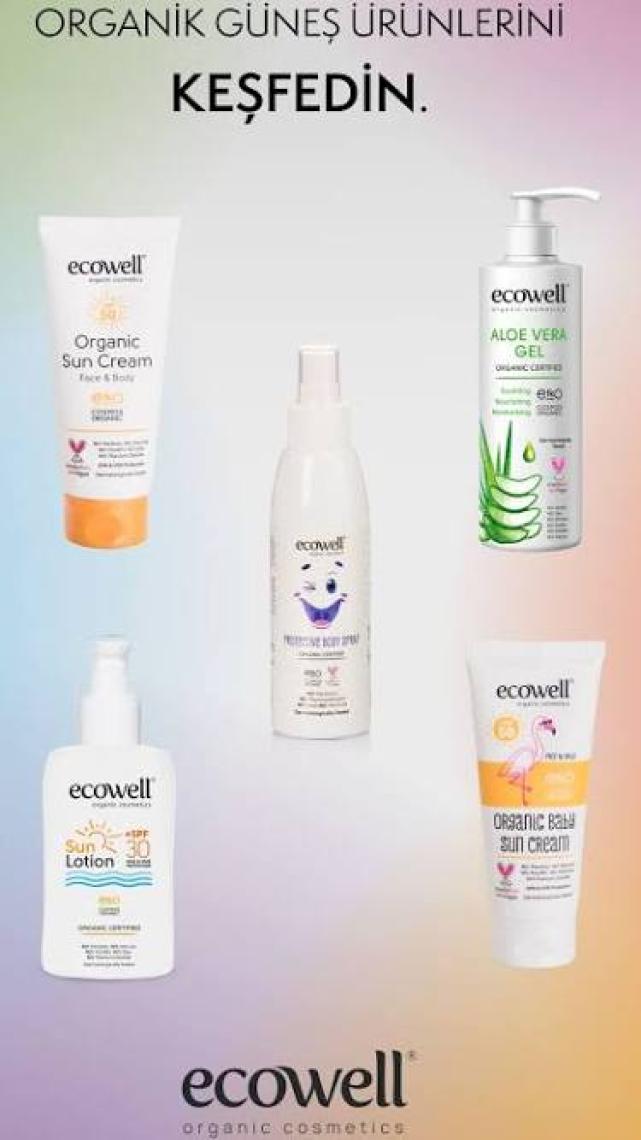 Ecowell Organik Bebek Güneş Kremi Spf 50 110 gr