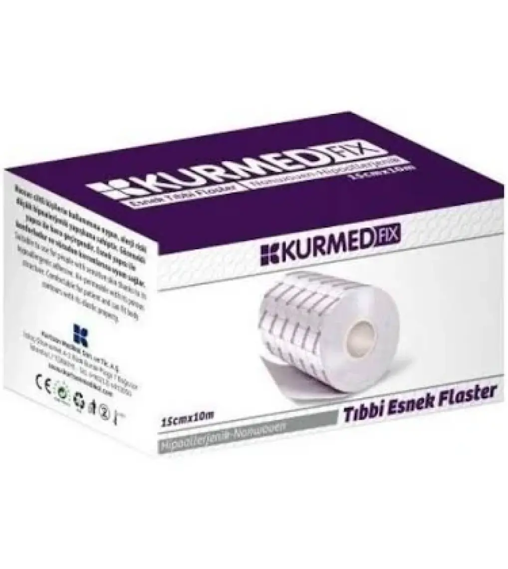 Kurmed Fix 5 cm x 5 M Hipoalerjenik Tıbbi Esnek Flaster