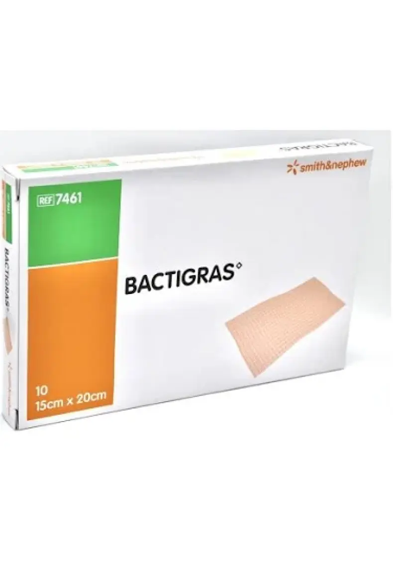 Bactigrass Antiseptik Tül Gras Sargı 20cm x 15cm