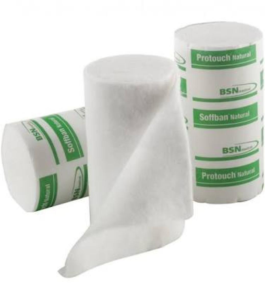 Bsn Soffban Natural Alçı Altı Ve Lenf öddem Bandajı Pamuğu 7,5cm X 2,7m