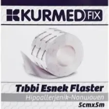 Kurmed Fix 5 cm x 5 M Hipoalerjenik Tıbbi Esnek Flaster